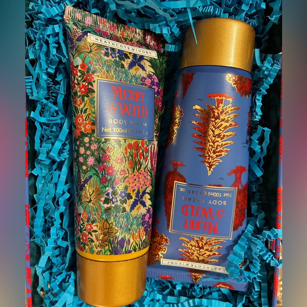 Merry & Wild Body Wash Set - Floral and Blue